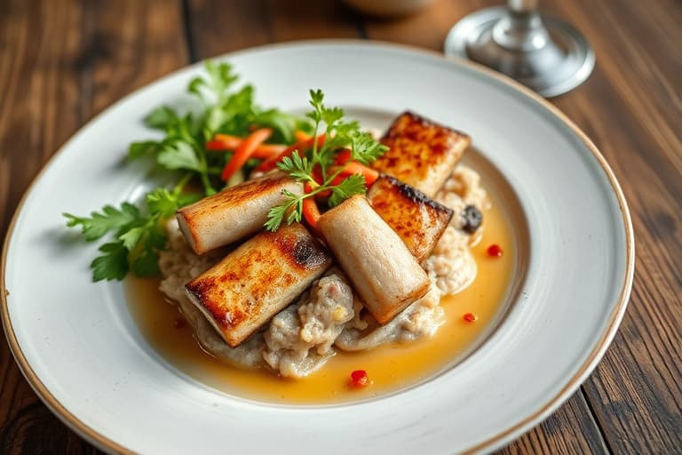 Langtidskokt linser og pølse