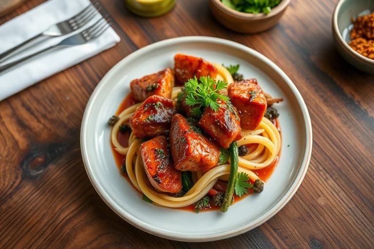 Langtidskokte BBQ-svinekjaker