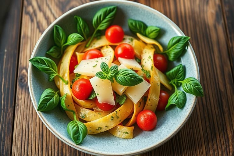 Parmesan- og basilikumkyllingsalat