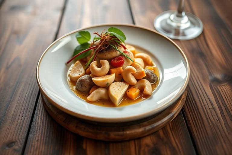 Kylling med cashew-dekke