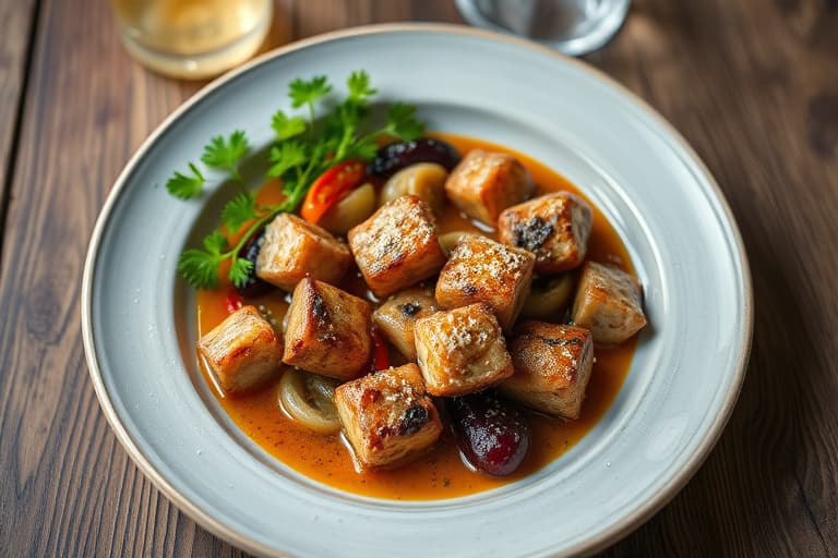 Befylte okseklubber med kortreiste bein