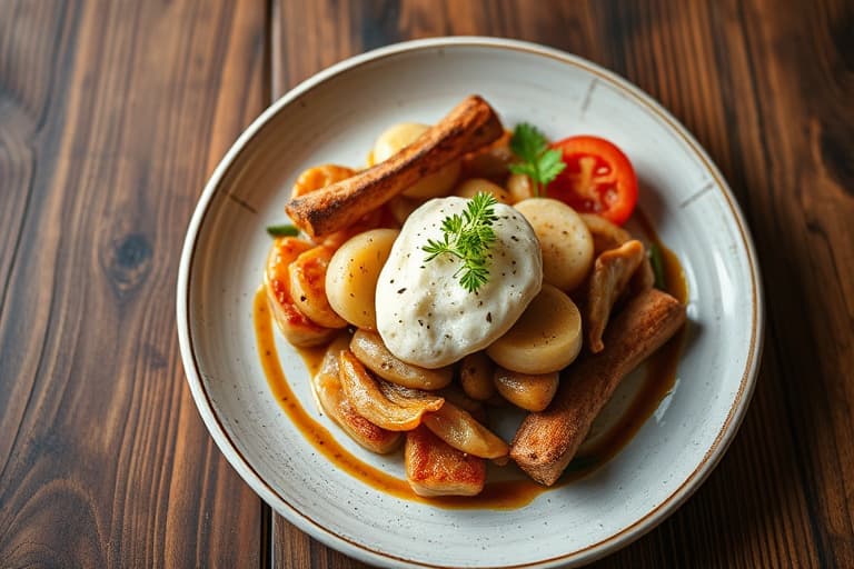 Bakt delt kyllingbryst