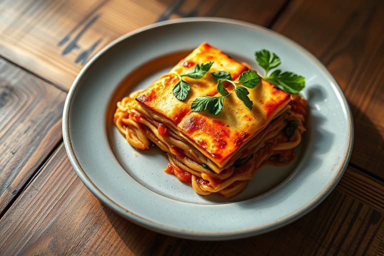 Tofu-lasagne