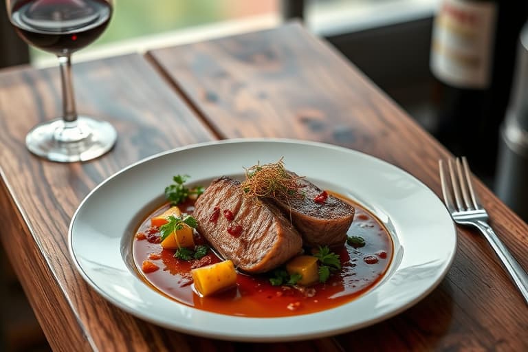 Svinefilet i bourbon