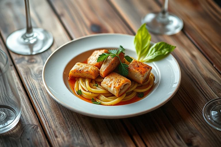 Knepete biffstrimler med ris