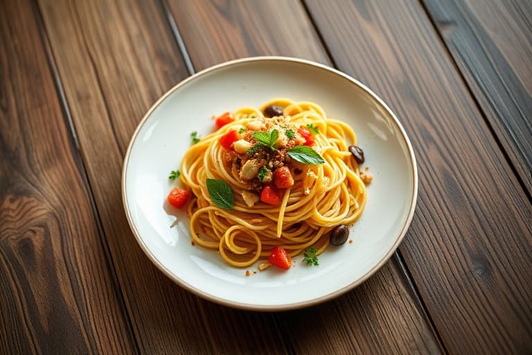 Kylling- og pastasalat med mandarin