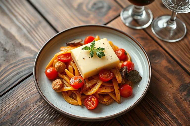 Cheesy bakt blomkål