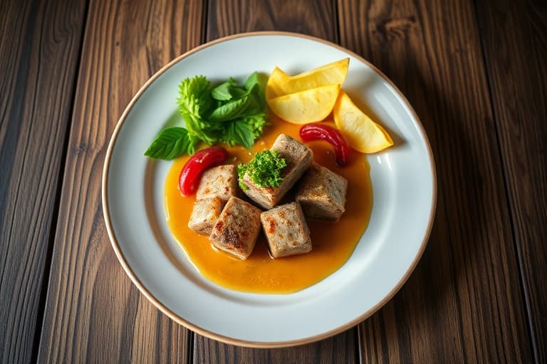 Dijon-innbakt kveite