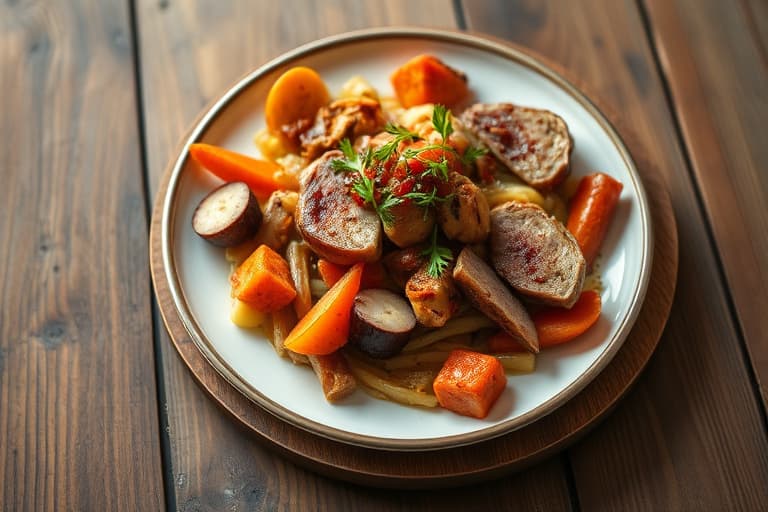 Thanksgiving-rester i form av en grateng