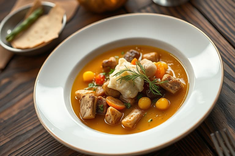 Urtebakte sopp med hvitvin