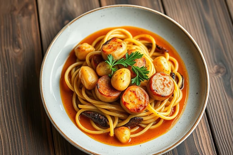 Fylte sopp med spinat