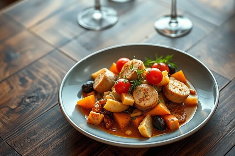 Buffalo kylling- og ovnsbakt potetgrateng