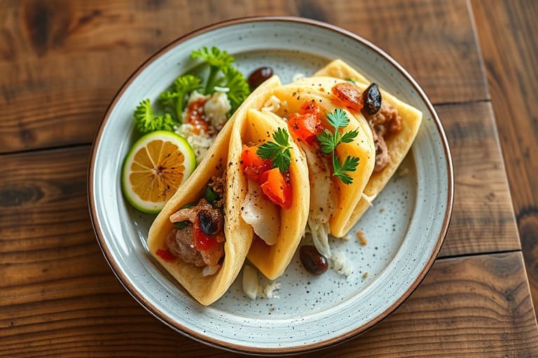 Ekte meksikanske frokosttacos