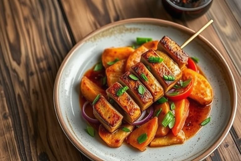 Shish Tawook grillet kylling