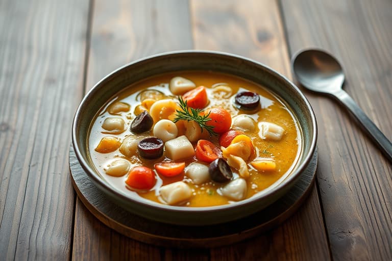 Jeans hjemmelagde kylling- og nudelsuppe