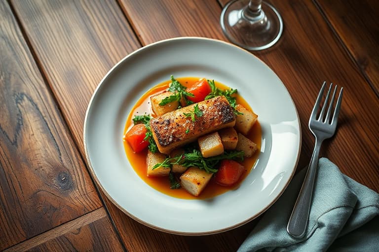 Krydret kylling- og søtpotetgryte