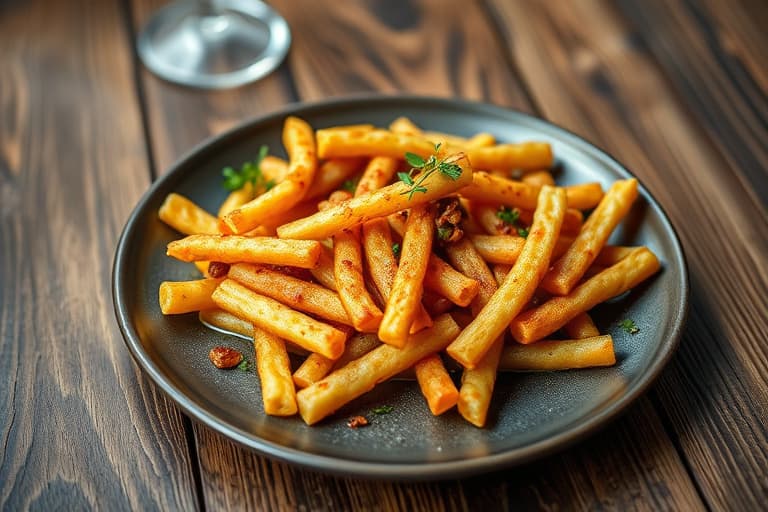 Friterte kyllingstrimler