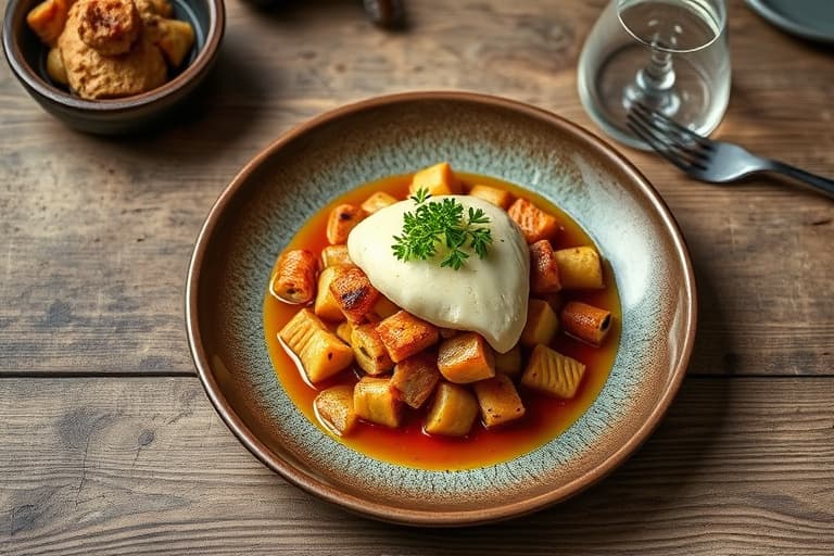 Brokkolipai med potetmosbunn