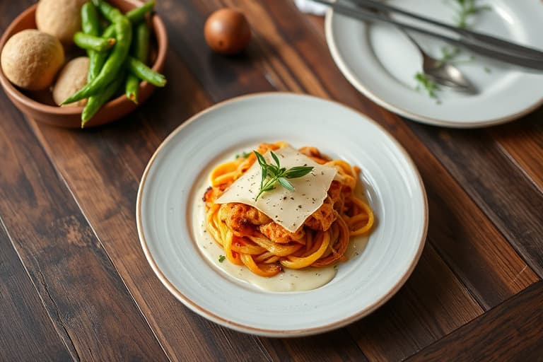Kylling med parmesan- og brødsmulepanering