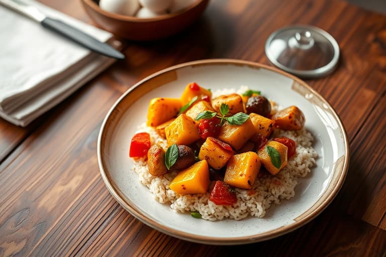 Gobi Aloo (Indisk stil med blomkål og poteter)