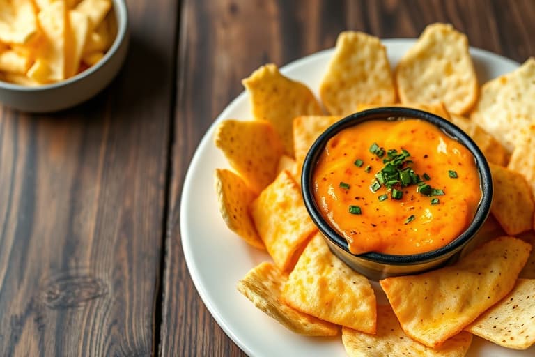 Cheesy Buffalo kyllingdip