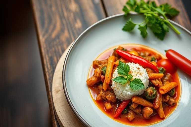 Krydret gresskar-chili