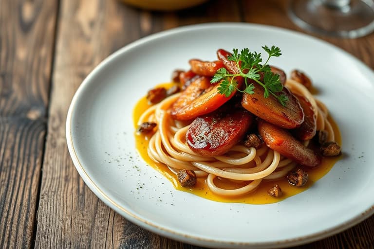 Havregryns- og eplesauspannekaker