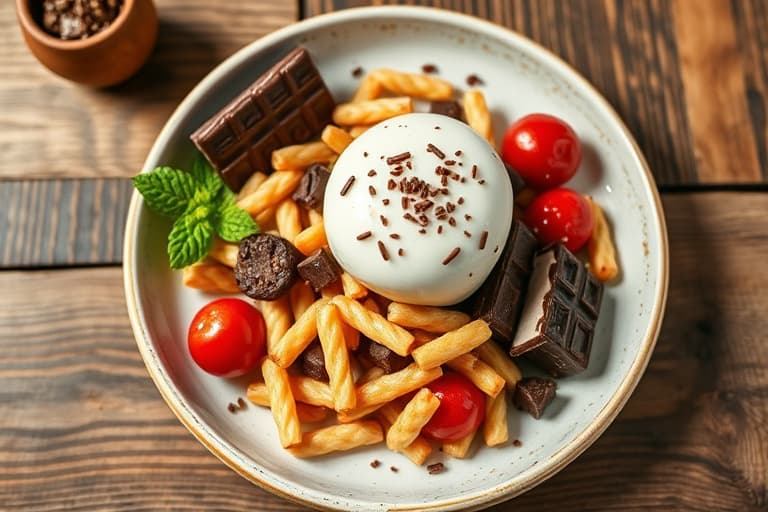 Hvit sjokolade snackmix