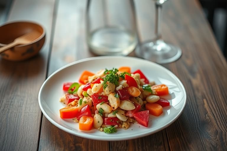 Midtsommer italiensk brødsalat