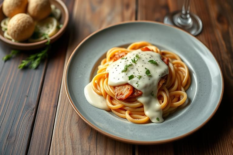 Enkel Alfredo-saus II