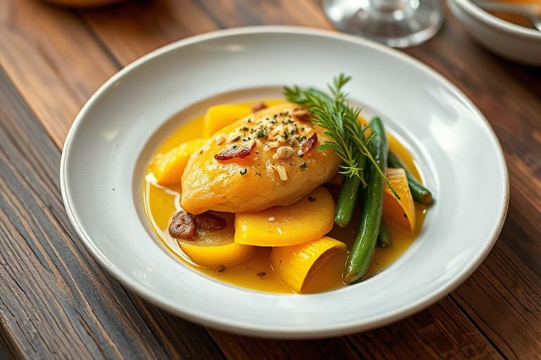 Gresk sitronkylling med poteter