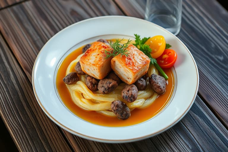 Mors kyllinggryte med paibunn