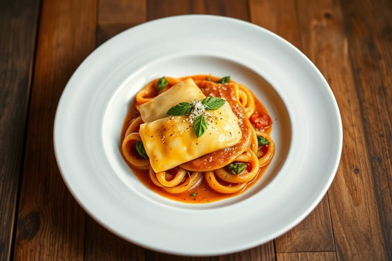 Randys langsomkokte ravioli-lasagne