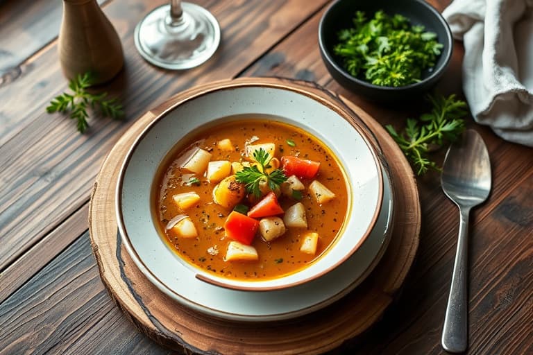 Kornsuppe med pølse