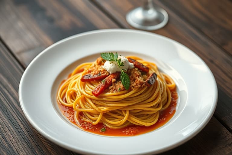 Spaghettipumpkin med pinjekjerner, salvie og Romanoost