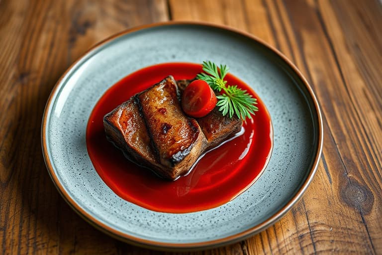 Rødbete og karamellisert løk