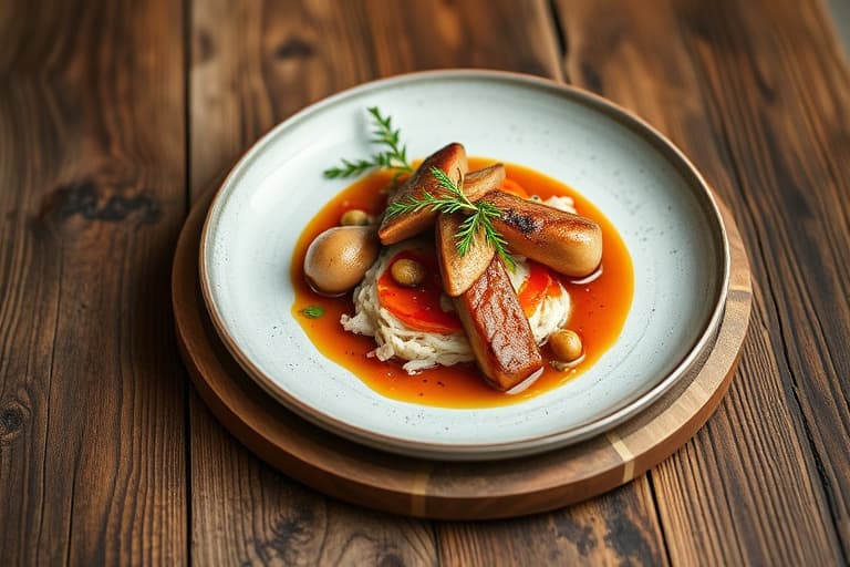 Hvitløk- og urtegrillet svinenakke