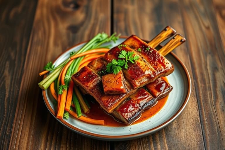 Asiatisk-inspirerte country ribs