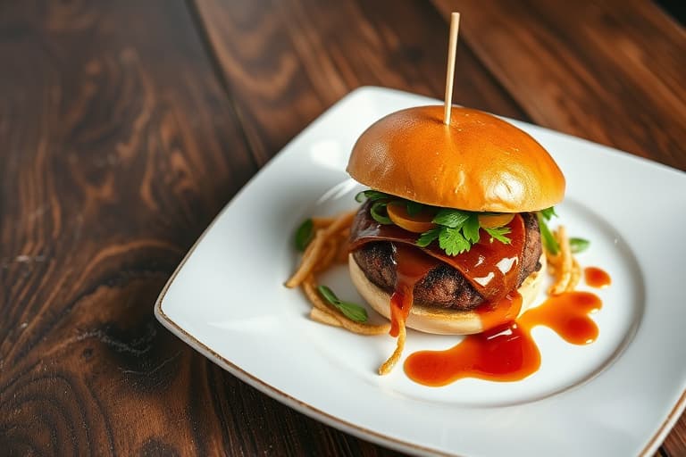 Teriyaki-løkburgere