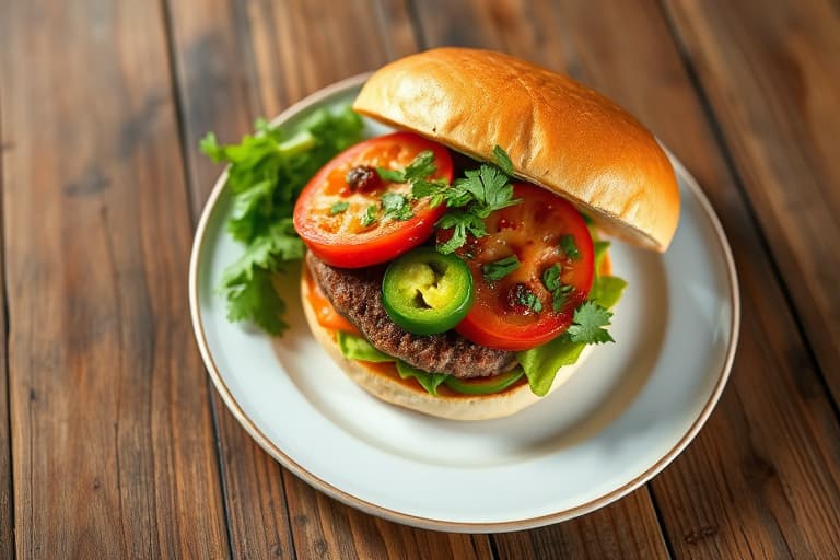 Jalapeño- og blåmuggostburgere