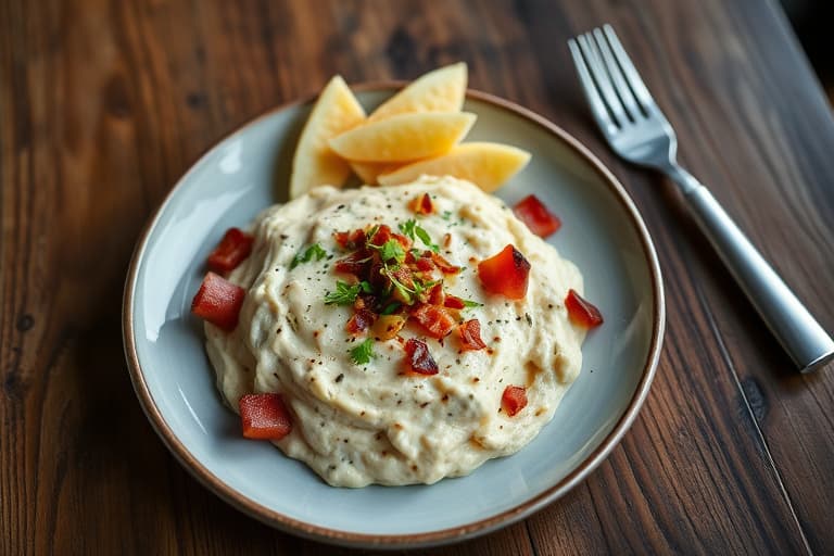 Verdens beste bacon- og oste-dip