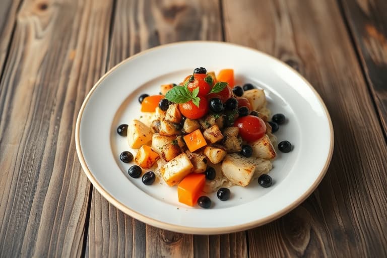 Mediterransk svart olivebrød