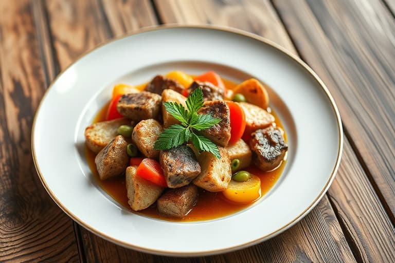 Tidlig morgen ovnsbakte nye poteter