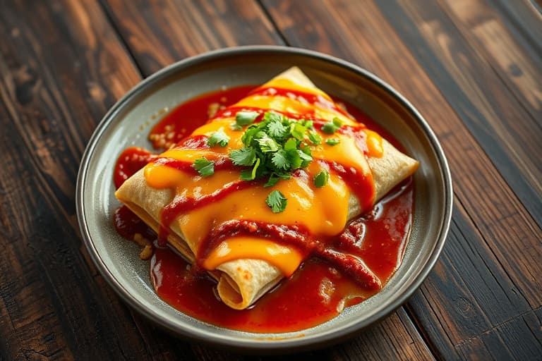 Tex-Mex biff- og ostenchiladas