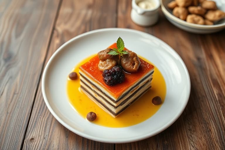 Vegetarisk kjøttkake med grønnsaker