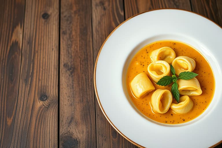 Søt italiensk kyllingpølse- og tortellinisuppe