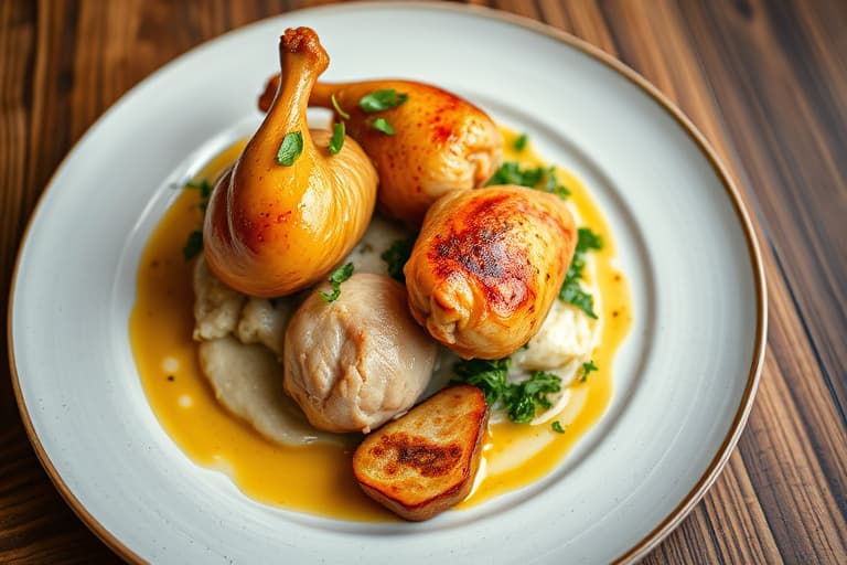 Erfarne kyllinger av typen Cornish Hens