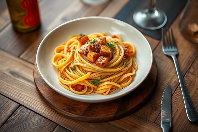 Rik pasta for de fattige kjøkkenet