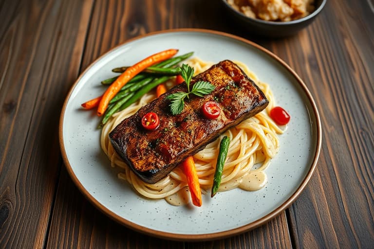 Flat Iron-biff med trepepper-krydder