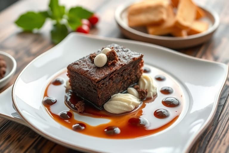 Sjokoladekremkake med rom